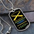thumbnail image 2 of Gorgeous Dog Tag For Field Artillery - Graphic Military Dog Tag Necklace (Optional Personalized Engraving), 2 of 5