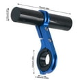 thumbnail image 4 of Bicycle Handlebar Extender Universal Handle Bar Cellphone Holder Extension Double Bracket Outdoor MTB Cycling Extended Parts Red Carbon Fiber, 4 of 9