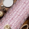 thumbnail image 2 of Gnome Daisy Table Runner, Autumn Thanksgiving Kitchen Dining Table Decoration for Home Party Decor 13x120 Inches, 2 of 9