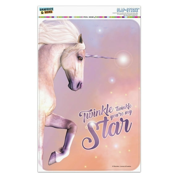 Twinkle Twinkle You're My Star Magical Unicorn Home Business Office Sign