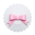 thumbnail image 1 of Bowknot Dust Reusable Copa Silicona Tapa Cubierta Del Sellado () Blanco, 1 of 9