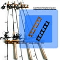 thumbnail image 6 of Wooden Fishing Rod Holder Rack, Wall Mounted Storage for Multiple Rods with Hardware, Charm for Garage or Cabin, 6 of 9