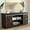 Espresso, variant on Farmhouse TV Stand for Televisions up to , Sliding Barn Doors and Storage Cabinets, Console Table and Media Furniture for Living Room