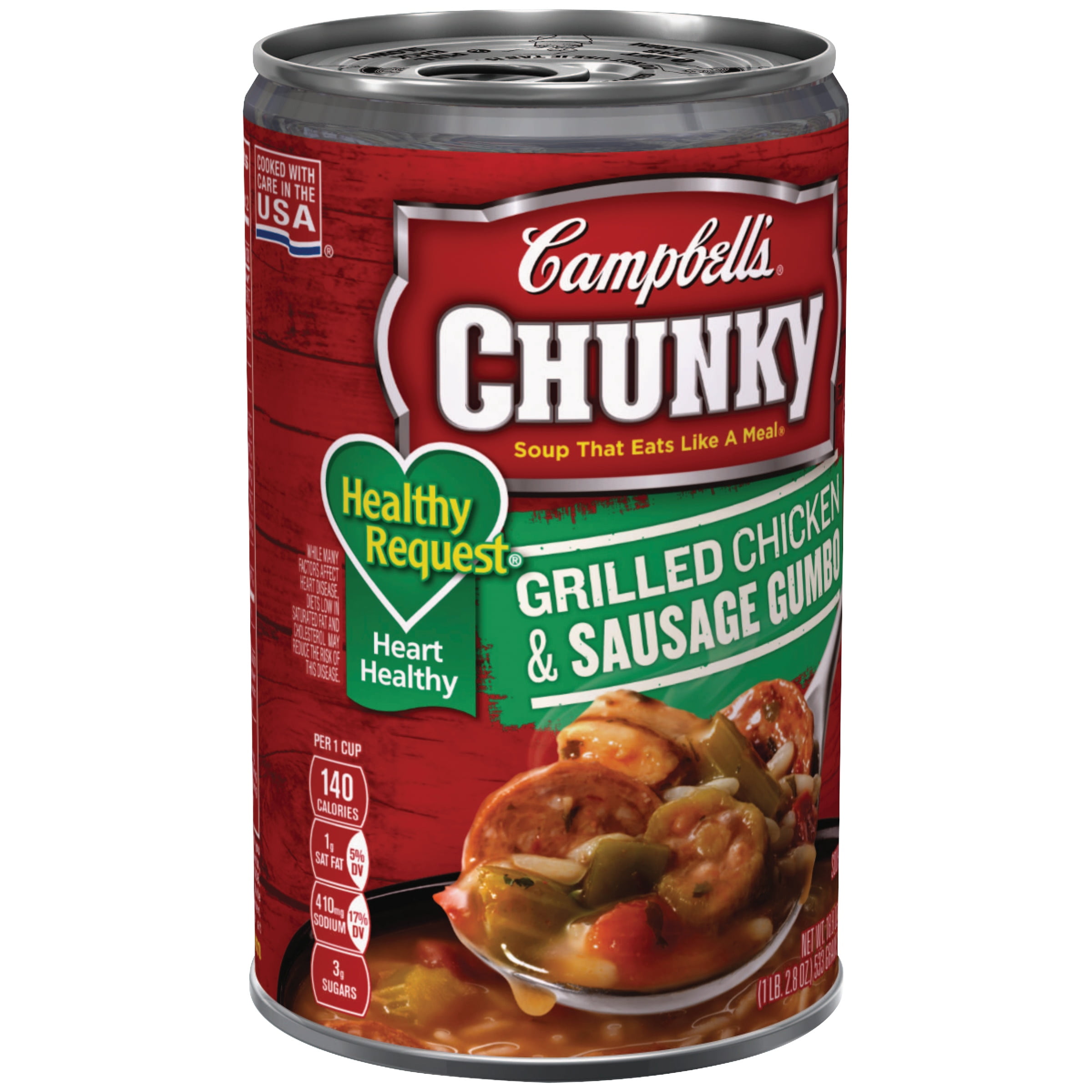 Campbell's Chunky Healthy Request Grilled Chicken & Sausage Gumbo, 18.8 oz. by Campbell Soup Company