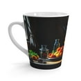 thumbnail image 2 of Grateful Bounty Thanksgiving Fruit Vegetable Flowers Hot Ceramic Latte Mug, 2 of 4