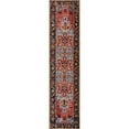 thumbnail image 4 of Unique Loom Outdoor Traditional Collection Area Rug - Regal (2' 7" x 12' Runner Rust Red and Blue/Yellow), 4 of 9
