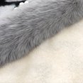 thumbnail image 3 of Levmjia Women Shawl Striped Trim Wrap Cape Warm Open Front Loose Outerwear Autumn Winter Street Shopping Date Soft Variations Available, 3 of 8