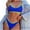 Blue, variant on Feancey Bikini Sets for Women Colorblock High Waist Bikinis 2 Piece Teen Girls Casual Tummy Control Swimsuits Cute Soft Tankini Bathing Suits Novelty Gifts Yellow XL