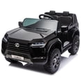 thumbnail image 5 of Ambifirner 24V 2 Seater Ride On Car , 2x80W Powerful Motors, Max 3.73 Mph, Parent Remote, All-Terrain Tires, Ride on Car, 132Lbs Load, Black, 5 of 10