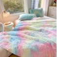 thumbnail image 7 of Xuniizn Soft Blankets, Throw Blanket for Couch, Flannel Sherpa Blanket Fleece Blanket for Adults, Cozy, Plush, Thicken, Reversible, Machine Washable, Hot Pink, 7 of 7