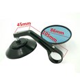 thumbnail image 3 of Espejo retrovisor universal, espejo de manillar, reflector espejo lateral que reduce el deslumbramiento para bicicletas, motocicletas, motocicletas, - Negro Sunnimix Espejo retrovisor, 3 of 8