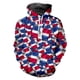 thumbnail image 2 of Sudadera con capucha con estampado 3D de la bandera de República Dominicana para hombres, mujeres y niños, ropa de calle, sudadera transpirable y cómoda con capucha, 2 of 5