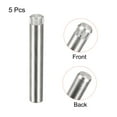 thumbnail image 3 of 8x50mm 304 Stainless Steel Dowel Pins, 5 Pack Knurled Head Flat End Dowel Pin, 3 of 6