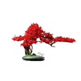 thumbnail image 1 of Simulación de hojas de arce rojo con adornos decorativos for el hogar, sala de estar, plantas en maceta, escritorio, 1 of 4