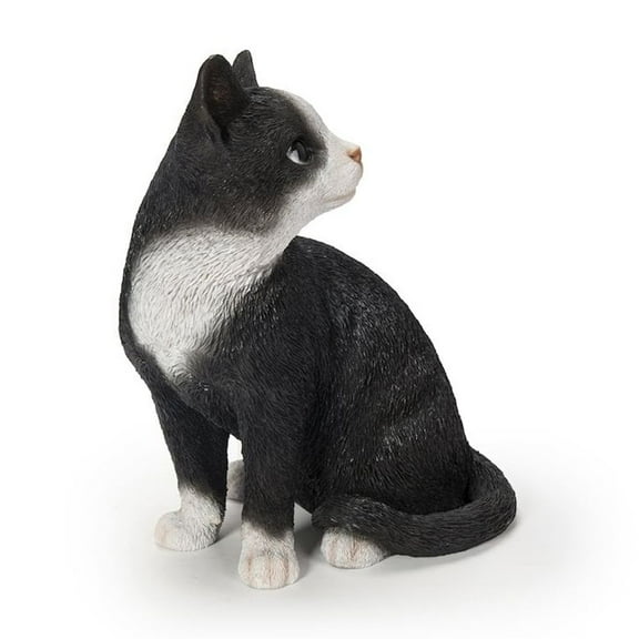 Hi-Line Gift Ltd 87757-03 Black Cat Looking Back Garden Statue