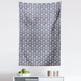 thumbnail image 1 of Vintage Tapestry, Repeating Sketch Pattern Vintage Office Concept with Tea Cup Typewriter and Roses, Fabric Wall Hanging Decor for Bedroom Living Room Dorm, 5 Sizes, Multicolor, by Ambesonne, 1 of 1