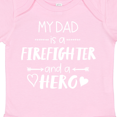 thumbnail image 4 of Inktastic My Dad is a Firefighter and a Hero Boys or Girls Baby Bodysuit, 4 of 5