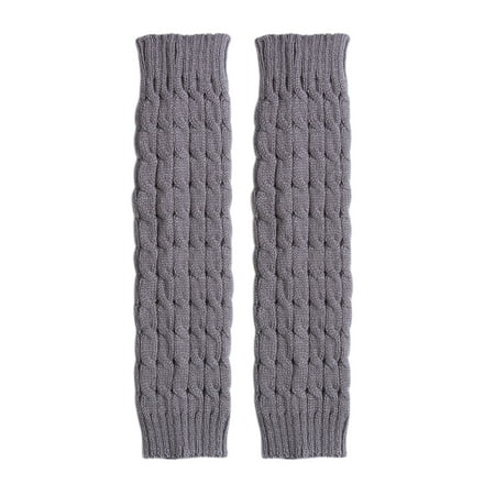 

Fullvigor Women Girls Fall Winter Warm Crochet Cable Knit Leg Warmers Long Socks