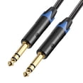 thumbnail image 2 of TISINO Cable TRS de 1/4 de pulgada, 1/4 de pulgada TRS a TRS Cable de Audio Estéreo Equilibrado Macho a Macho Pro Cable de Interconexión, Trenza de Nylon - 6 FT, 2 of 2