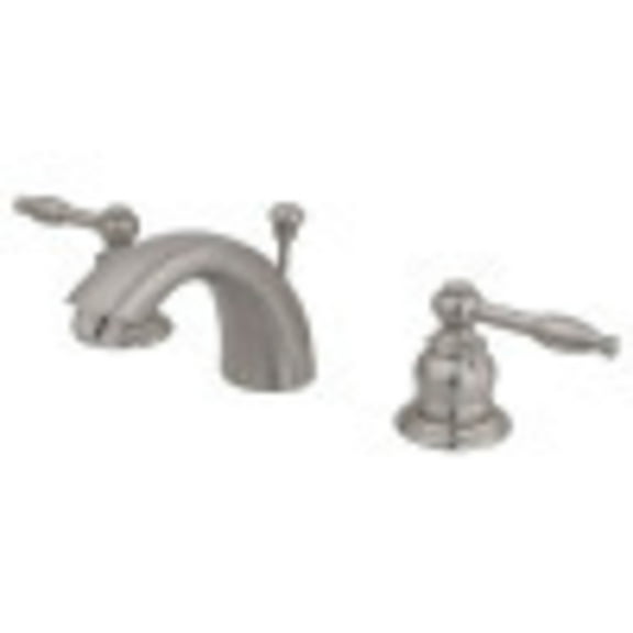 Kingston Brass KB958KL Knight Mini-Widespread Bathroom Faucet, Brushed Nickel