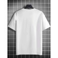 thumbnail image 2 of Camiseta de manga corta de verano con estampado italiano para hombre, 180 g, 2 of 6