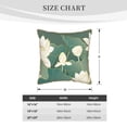 thumbnail image 2 of KLL Lotus Golden Line Decorative Throw Pillow Covers Velvet Soft for Couch Sofa Bedroom Living Room Outdoor (No pillow core)- 18"x18", 2 of 5