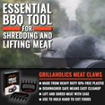 Grillaholics BBQ Meat Shredder Claws - Wolverine Style Ultra-Sharp ...