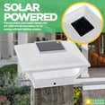 thumbnail image 4 of GreenLighting Royalty 7 Lumen Solar Post Cap Light for 4x4 Wood Posts & 4x4 or 5x5 PVC Posts (4 Pack), 4 of 7