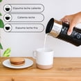 thumbnail image 3 of Espumador de Leche Eléctrico 240ml Espuma Caliente y Fría Cappuccino, Latte, Matcha, Antiadherente Smart-Tek MF850 Vainilla, 3 of 12