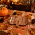 thumbnail image 6 of Fall Serving Tray Pumpkin Wooden Chopping Board 3-Compartment Raised Lip with Handle for Snacks Desserts Party Fall Kitchen Decor Fall Home Decor Indoor Fall Decorations for Home by MPOISVA, 6 of 7