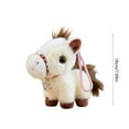 thumbnail image 3 of Usloyux under $5 Little Pony Plush Toy, 2026 Year of the Horse Mascot Stuffed Animal, Small Doll Bag Ornament Pendant, Soft Cotton Material, Festival Gift, 3 of 6
