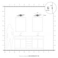 thumbnail image 5 of 46771-04 Livex Lighting Soho - 4 Light ADA Wall Sconce In Modern Style-17 Inches Tall and 5.13 Inches Wide-Black/Brushed Nickel Finish, 5 of 10