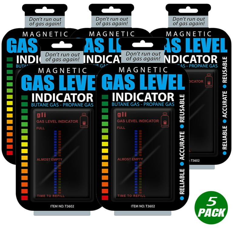  Magnetic Gas Level Indicator Reusable Propane Fuel