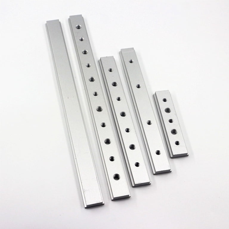 Aluminum Alloy T-Track Slider Miter Jig – Adjustable Wood Cutting Guide With T-Slot Bar, 450mm, For Table Saw & Router Table