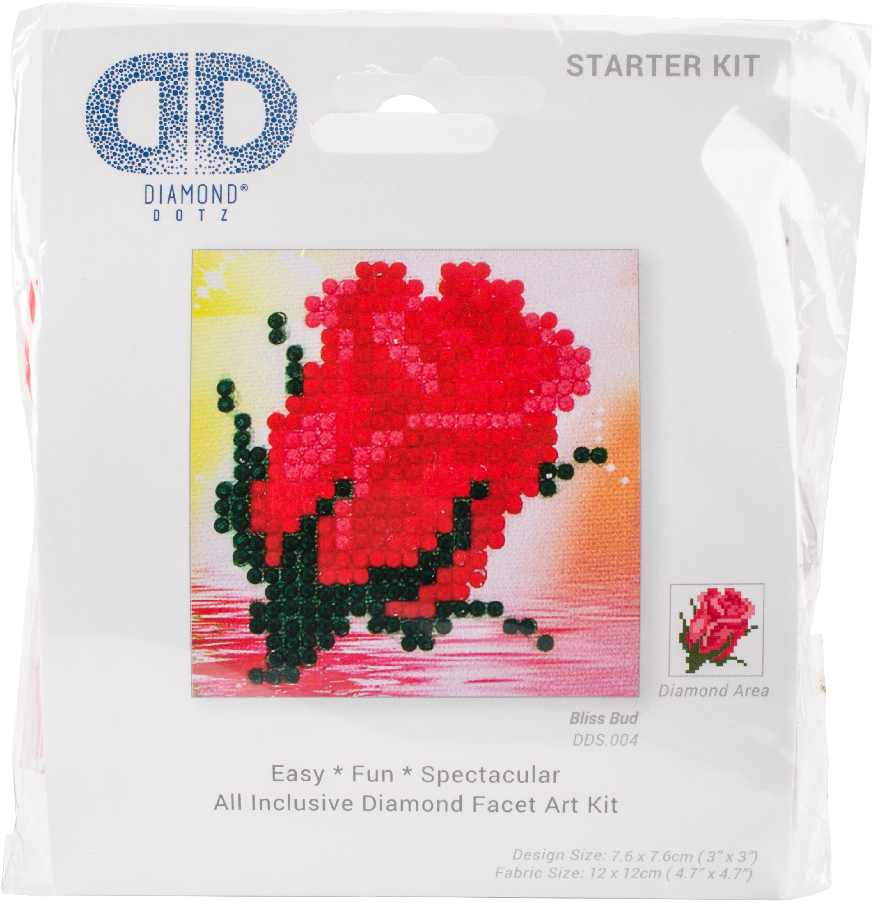 Diamond Dotz Diamond Embroidery Facet Art Kit 4.75"X4.75"Bliss Bud