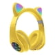 thumbnail image 2 of Monstrate Auriculares con orejas de gato con micrófono Bluetooth 5,0, auriculares inalámbricos con cancelación de ruido RGB, Gamer, adultos, niños y Cables de audio/vídeo No.05, 2 of 8