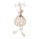 thumbnail image 1 of Expositor de joyas de princesa para collares, pulseras, collares y artículos decorativos. Rosa, 1 of 9