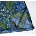 thumbnail image 2 of Vargottam Blue LeavesDesign Cotton Muslin Napkins - Set of 12, 20-Inch, Luxurious Soft Cloth Napkins for Dining & Events, Absorbent, Washable & Tableware, 2 of 7