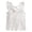 White, variant on Djtdsds Toddler Girls Ruffle Tank Top Back Ribbed Sleeveless Shirt Size:2-3 Years
