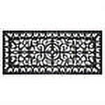 Calloway Mills Fleur De Lis Outdoor Rubber Doormat, 17" x 41"