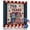 Red Blue Brown Green, variant on Canvas Print Wall Art Oil Paintings Anniversary USA Flag Picture Prints Artwork for Living Room Kitchen Bathroom Bedroom