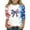 Dark Blue, variant on Girls Summer T Shirts Kids 4th Of July American Flag T-Shirt Kids Patriotic 3/4 Sleeve Tee Tops Casual Stars and Stripes Tees Kids Red 10-11Y