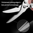 thumbnail image 6 of Shoreew Kitchen Scissors Heavy Duty Poultry Shears with Safety Lock Stainless Steel Blades Meat Fish Vegetables Cutting Shears, 6 of 6