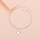thumbnail image 1 of Pulsera con abalorio de la suerte de Plata de Ley 925 para mujer, cadena, brazaletes redondos, joyería de calidad de lujo a la moda, accesorios de Navidad Tan Jianjun unisex, 1 of 2