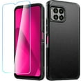 thumbnail image 3 of For REVVL 7 PRO 5G Case Dual layers Rugged Cover with Tempered Glass Included, 3 of 6