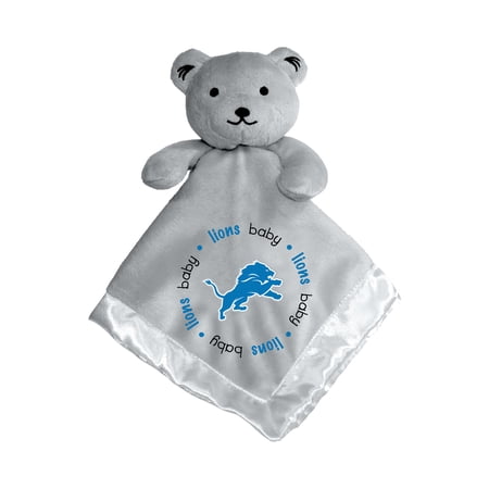 BabyFanatic Officially Licensed Unisex Gray Security Bear Blanket – NFL Detroit Lions