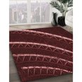 thumbnail image 2 of Ahgly Company Indoor Square Patterned Brown Red Area Rugs, 4' Square, 2 of 6