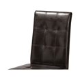 thumbnail image 6 of Baxton Studio Marie Modern and Contemporary Dark Brown Faux Leather Upholstered and Dark brown Finished Wood 7-Piece Dining Set, 6 of 7