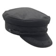 thumbnail image 2 of Oktoberfest Haus Deluxe Wool Black Greek Fisherman Hat for Men | Classic Aegean Fisherman’s Cap | L, 2 of 7
