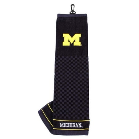 Team Golf 22210 Michigan Wolverines Embroidered Towel